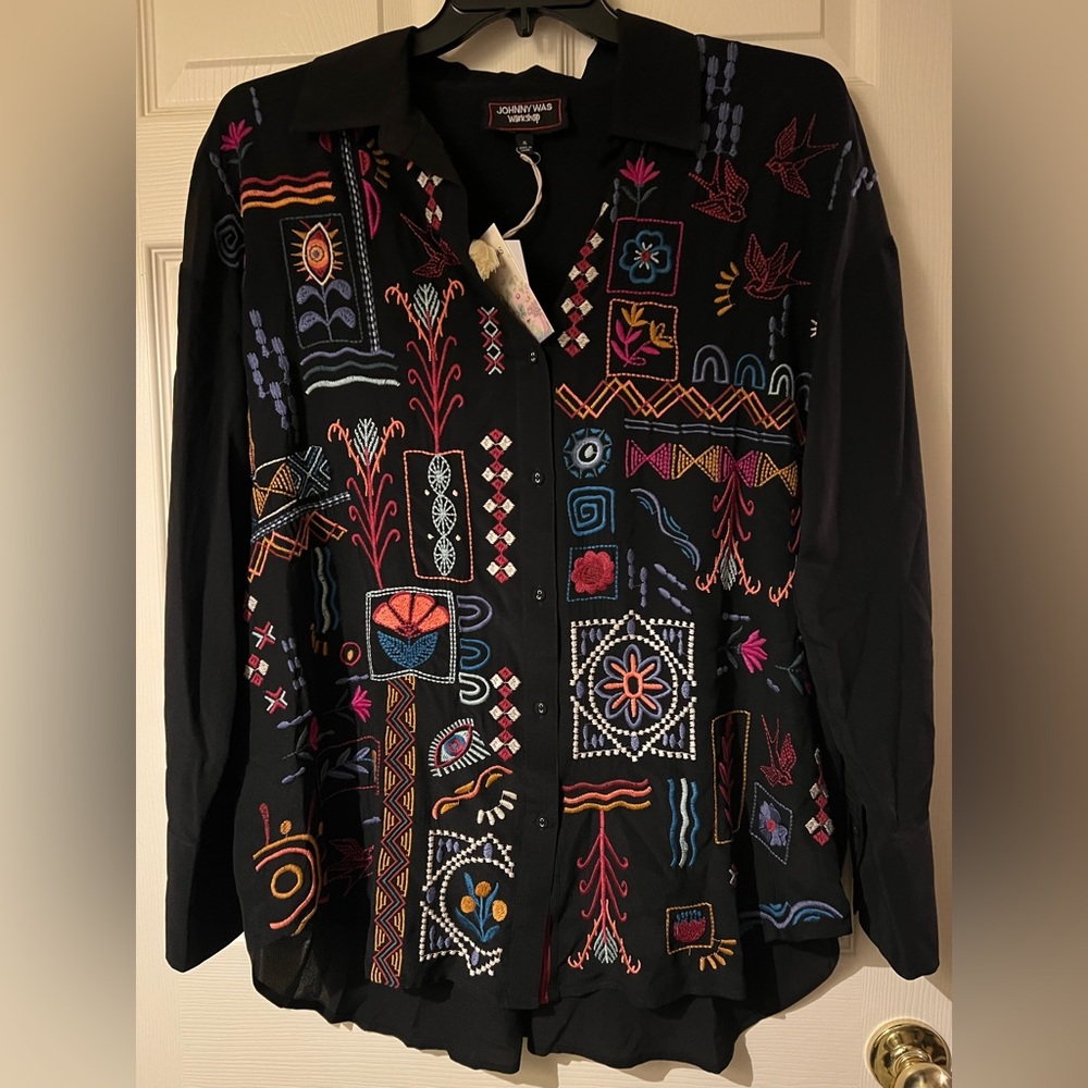 Johnny Was Campo Shirt